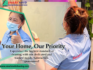 Your Home Our Priority Experience the Highest Standard of Cleaning with Our Dedicated and Trained Maids.